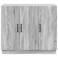 vidaXL Servírovacia skriňa Sivá sonoma 89 x 34,5 x 77 cm