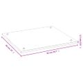 vidaXL Pokrývka na sporák 50x56x1,5 cm bambus