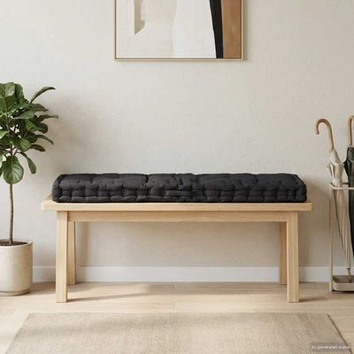 vidaXL Podložka na paletový nábytok 120x40x7 cm, čierna