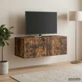 vidaXL Nástenná TV skrinka 59,5 x 41 x 30 cm Dymový dub