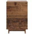 vidaXL Nočný stolík 2 ks Dubové drevo 33,5 x 34,5 x 50 cm