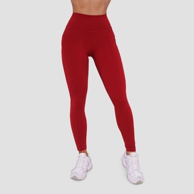 Dámske legíny Ignite Dark Red - GymBeam, veľkosť M, veľkosť oblečenia M