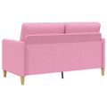 vidaXL Sofa s úložným priestorom Ružová 152 x 78 x 87 cm Polyester