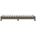 vidaXL Posteľný rám s boxspringom sivý 80x200 cm umelá koža