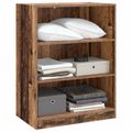 vidaXL Šatná skriňa Staré drevo 77 x 48 x 102 cm Kompozitné drevo