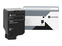 Čierna – originálna – kazeta s farbivom LCCP – pre Lexmark CS730de, CS735de, CX730de