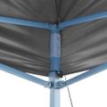 vidaXL Profesionálny skladací párty stan+2 steny 2x2 m, oceľ, antracit