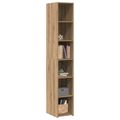 vidaXL Highboard Dub artisan 30 x 41 x 185 cm Kompozitné drevo