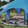 vidaXL Rodinný stan 5-miestny Modrá 185T Polyester s PU náterom