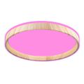 Modee Okrúhle stropné LED svietidlo CLG1W 30W 3CCT+RGB 2000lm, drevo, ovládač (ML-CLFG1W)
