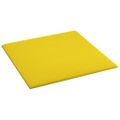 vidaXL Nástenné panely 12 ks bledožlté 30x30 cm látka 1,08 m²