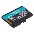 Kingston memory card 256GB microSDXC Canvas Go Plus Gen4 200MB/s A2 U3 V30 + adapter