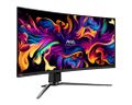 MSI MAG/341CQP/34"/QD-OLED/wQHD/175Hz/0,03ms/Černá/3R Monitor, 34", QD-OLED, 3440 × 1440 px, 175 Hz, 0,03 ms, HDMI 2.1, DP 1.4a, USB-C, KVM, HDR True Black 400, 1800R