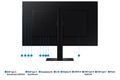 Samsung ViewFinity S8/S80UD/27"/IPS/4K UHD/60Hz/5ms/Black/2R LED monitor, 27", 3840×2160, IPS, 5ms, 350cd/m2, HDMI, DisplayPort, 3× USB, 1× USB-C, LAN, Pivot, čierny, energ. tr. F