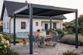 Bioklimatická pergola G21 Austin 4x4 m, antracitová hliníková