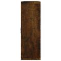 vidaXL Nástenná polička s 8 priehradkami dymový dub