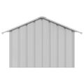 vidaXL Búda pre psa so strechou 83x130x85 cm, pozinkovaná oceľ