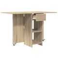 vidaXL Jedálenský stôl 115 x 70 x 75 cm Kompozitné drevo Dub sonoma