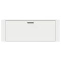 vidaXL Nástenný botník biely 100x35x38 cm spracované drevo