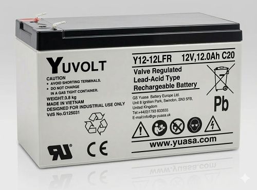 Yuasa YUVOLT Y12-12FR F2 VdS (12V, 12Ah)