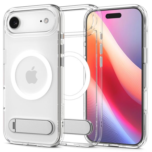Spigen Ultra Hybrid "S" Mag Magsafe puzdro pre iPhone 17 Air Transparentné/Biele