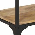 vidaXL Konzolový stolík 110x30x75 cm masívne mangoníkové drevo