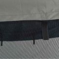 vidaXL Strieška Bimini so 4 oblúkmi a stenami 243x(170-182)x137 cm