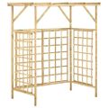 vidaXL Záhradná pergola pre dva koše impregnovaná borovica