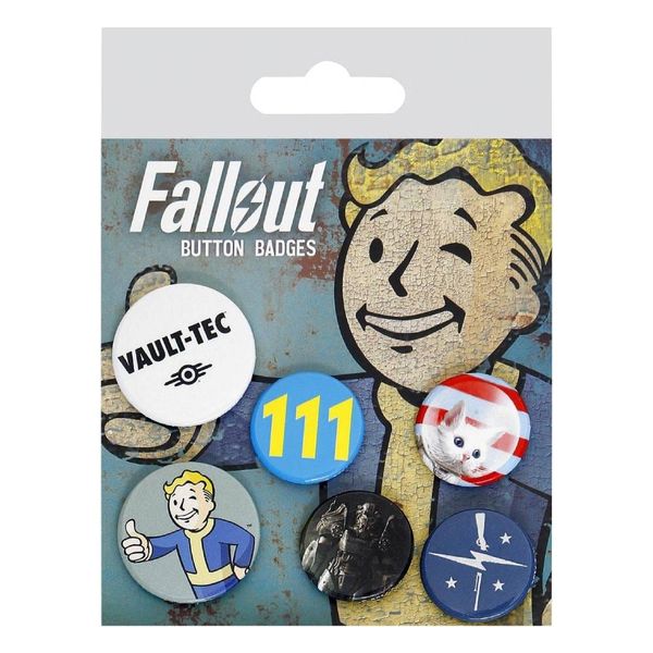 Sada Placek Fallout (6 ks)