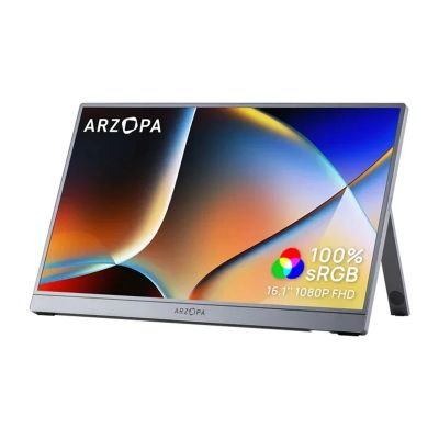 Prenosný monitor ARZOPA Z1C 16,1" (sivý)
