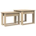 vidaXL Súprava na kávový stolík 2 ks Sonoma dub 50 x 52 x 42 cm