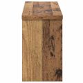 vidaXL Vešiak na stenu Nástenná montáž Staré drevo 50 x 16 x 26 cm