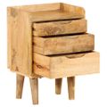 vidaXL Nočný stolík z mangovníkového dreva 40x30x59,5 cm
