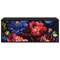 vidaXL Nástenný TV kabinet KIEL 102 x 33 x 40 cm Čierny dub