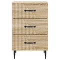 vidaXL Nočný stolík Dub sonoma 43 x 41 x 66,5 cm Kompozitné drevo