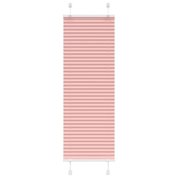 vidaXL Plisovaná roleta ružová 50x100 cm šírka látky 49,4 cm polyester