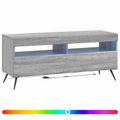 vidaXL LED TV kabinet Sivý Sonoma Kompozitné drevo