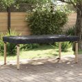 vidaXL Pochranný obal na stôl 202 x 102 x 15 cm látka Obdĺžnikový