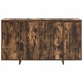 vidaXL Servírovacia skriňa Dymová dub 135 x 41 x 75 cm