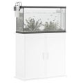 vidaXL Stojan na akvárium biely 81x36x73 cm kompozitné drevo