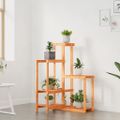vidaXL Stojan na kvetiny 62,5x61,5x101,5 cm masívna jedľa