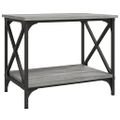 vidaXL Bočný stolík sivý dub sonoma 55x38x45 cm spracované drevo