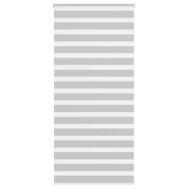 vidaXL Zebra roleta svetlosivá 110x230cm šírka látky 105,9cm polyester