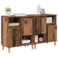vidaXL Komody 2 ks Staré drevo 60 x 35 x 70 cm Kompozitné drevo