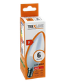 LED žiarovka Trixline 6W 540lm E14 C35 teplá biela