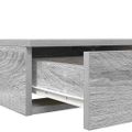 vidaXL Zásuvky pod posteľ Sivý Sonoma 140 x 36,5 x 16,5 cm