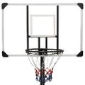 vidaXL Basketbalový stojan priehľadný 256-361 cm polykarbonát