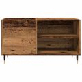 vidaXL Skrinka na platne, staré drevo 84,5x38x48 cm, kompozitné drevo