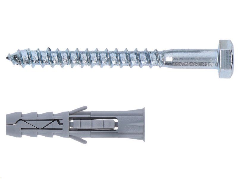 Hmoždinka 12 x 60 mm + šroub 8 x 70 mm KKX-12070