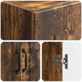 vidaXL Sada skríň 2 ks 66 x 34,5 x 87 cm Kompozitné drevo Dymový dub